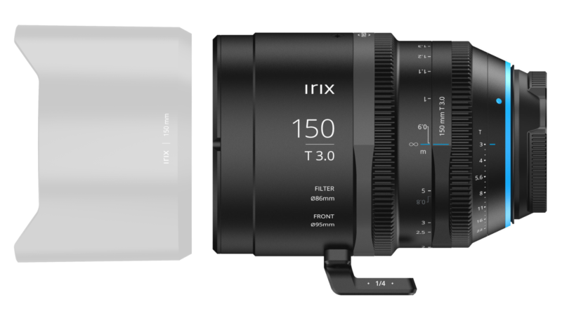 Irix Announces New Version of Cinematic Lens: “Irix Cine 150mm T3.0 TELE”