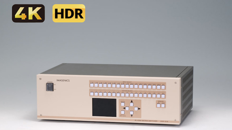 Imagenics To Release “UHX-1616” 16 Input 16 Output Matrix Switcher with 4K HDMI