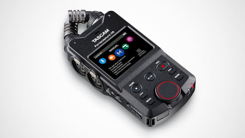 TASCAM has Announced the “Portacapture X6” 6-track Portable Recorder