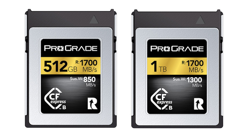 PROGRADE Changes Label on the CFExpress Type B Cards