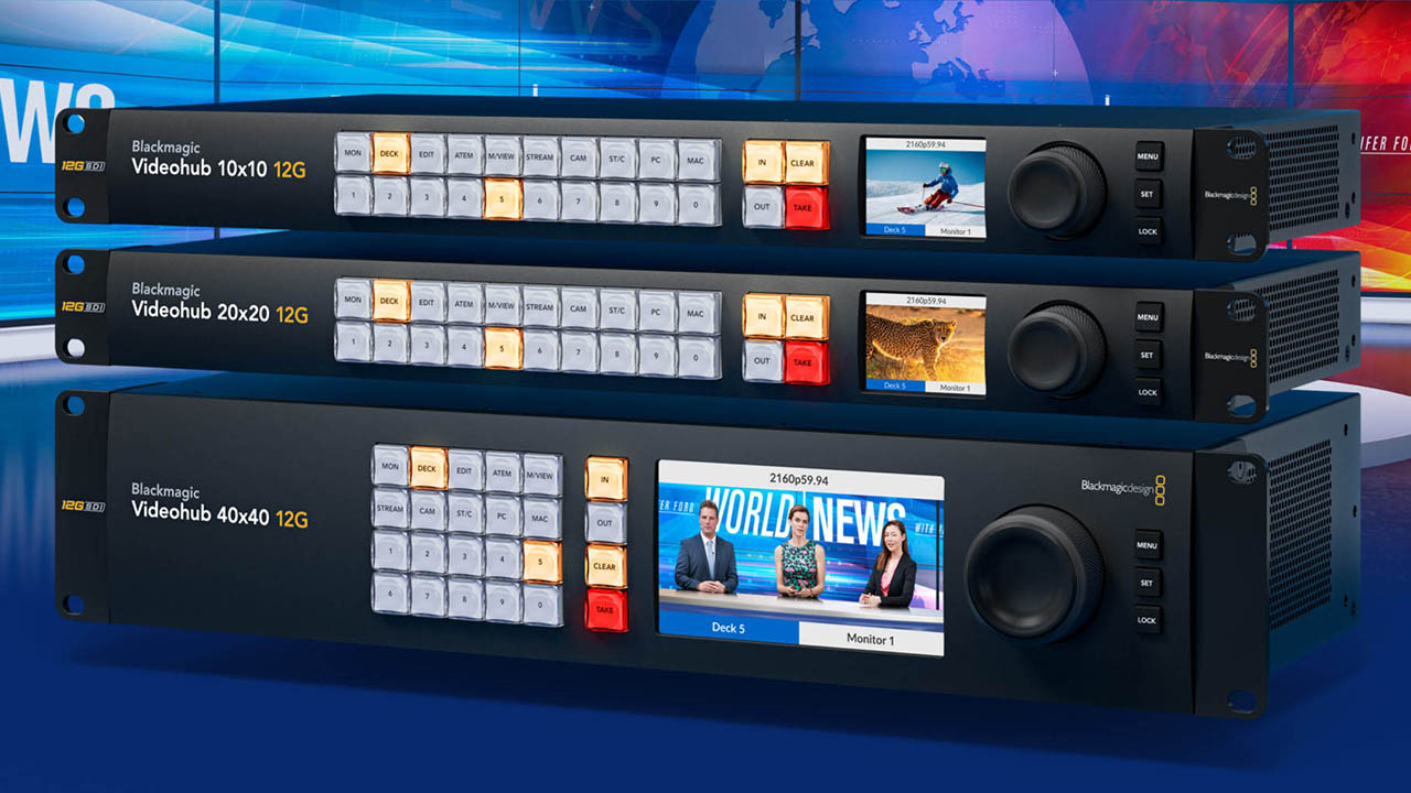 Blackmagic Design releases “Blackmagic Videohub 12G”