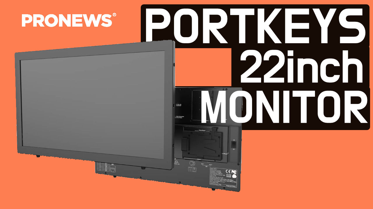 Portkeys 22 Inch Mega Monitor for Production Teams | NAB 2023