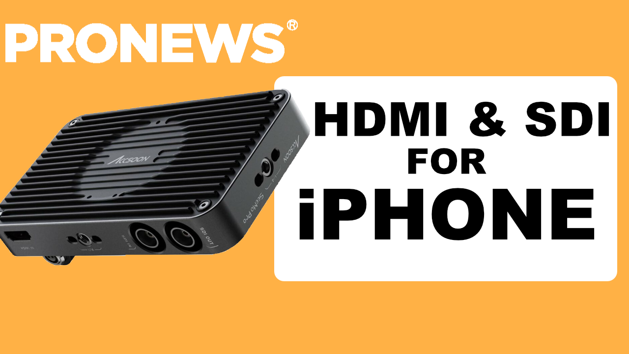 Accsoon Unveils Advanced SDI & HDMI Video Solution for iPhone and iPad