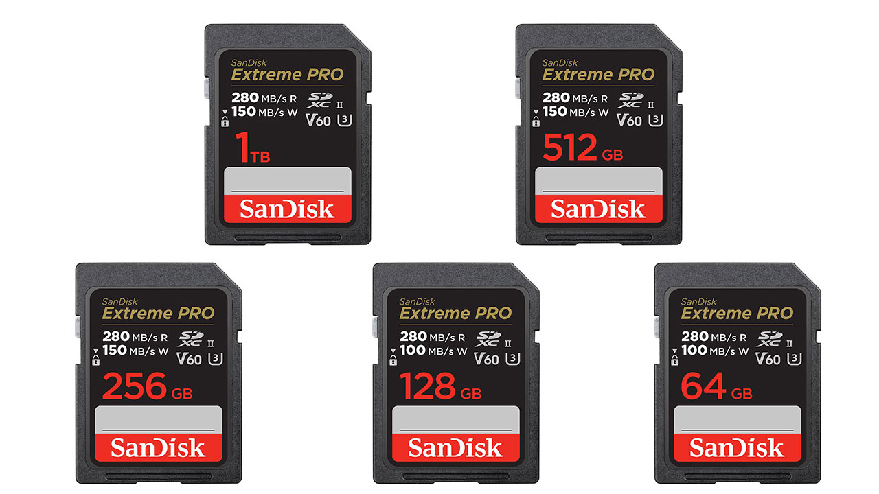 Western Digital Launches New Lineup of SanDisk Extreme Pro SD Cards