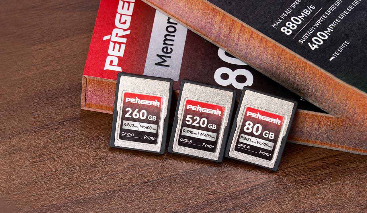 Pergear launches CFexpress Type A memory cards