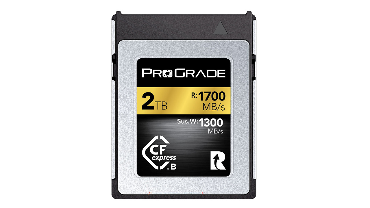 ProGrade Releases “CFexpress Type B GOLD 2TB”