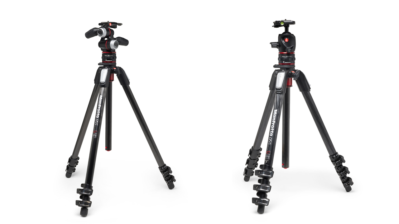 Manfrotto Announces New Kits for Carbon Tripods