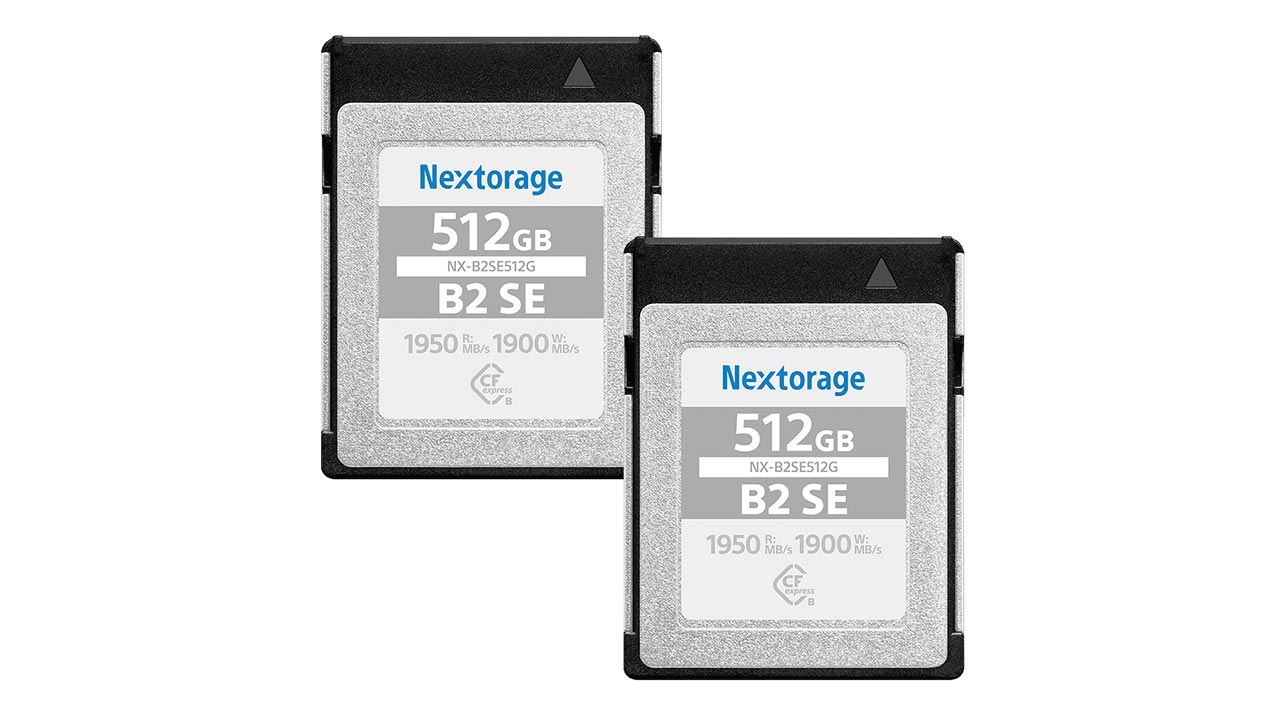 Nextorage releases “2P-B2SE512G” CFExpress B Cards
