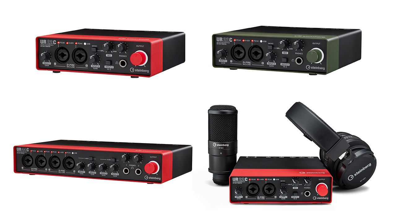 New colors released for the USB audio interface “UR-C series” jointly developed by Yamaha and Steinberg
