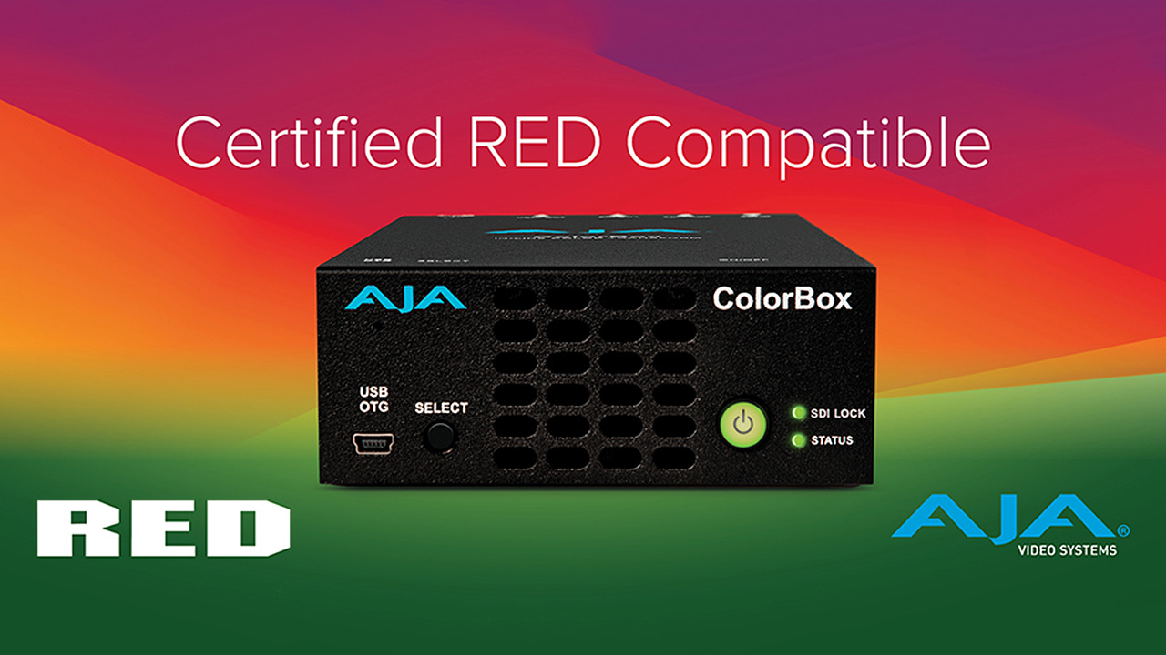 AJA ColorBox has been certified by RED