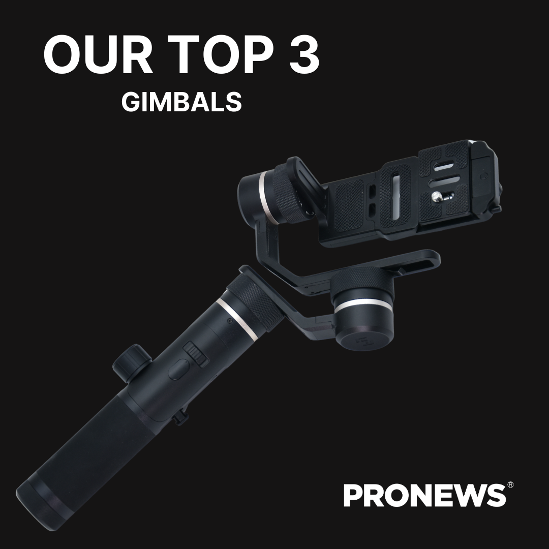Top 3 Gimbals: A Comparative Look at DJI Ronin-S, Zhiyun Crane 3 Lab, and Moza Air 2