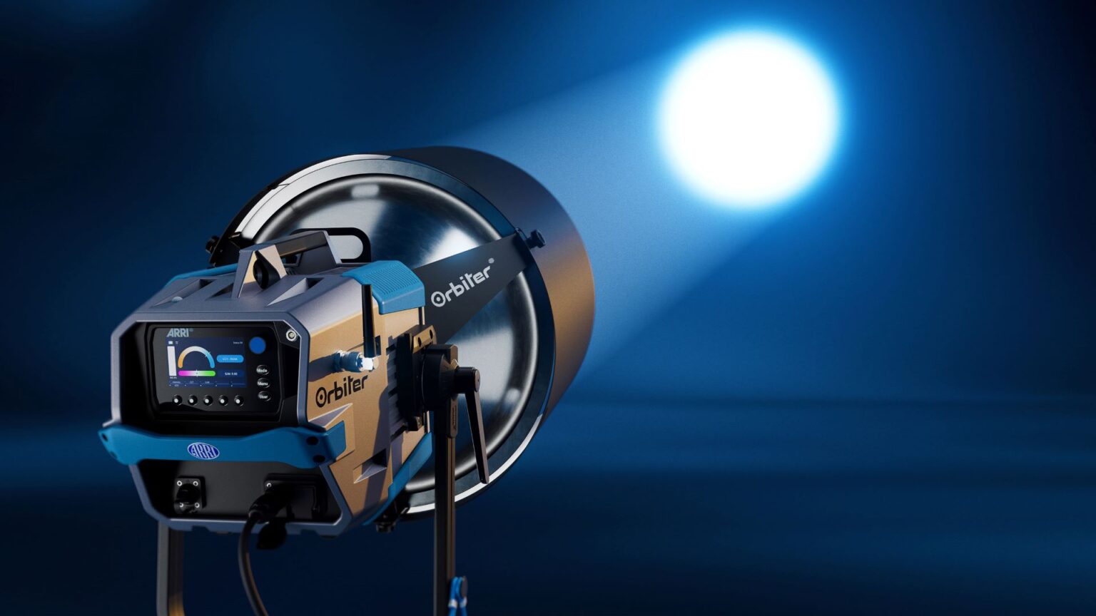 ARRI Orbiter Beam Full-Color LED Spotlight Announced