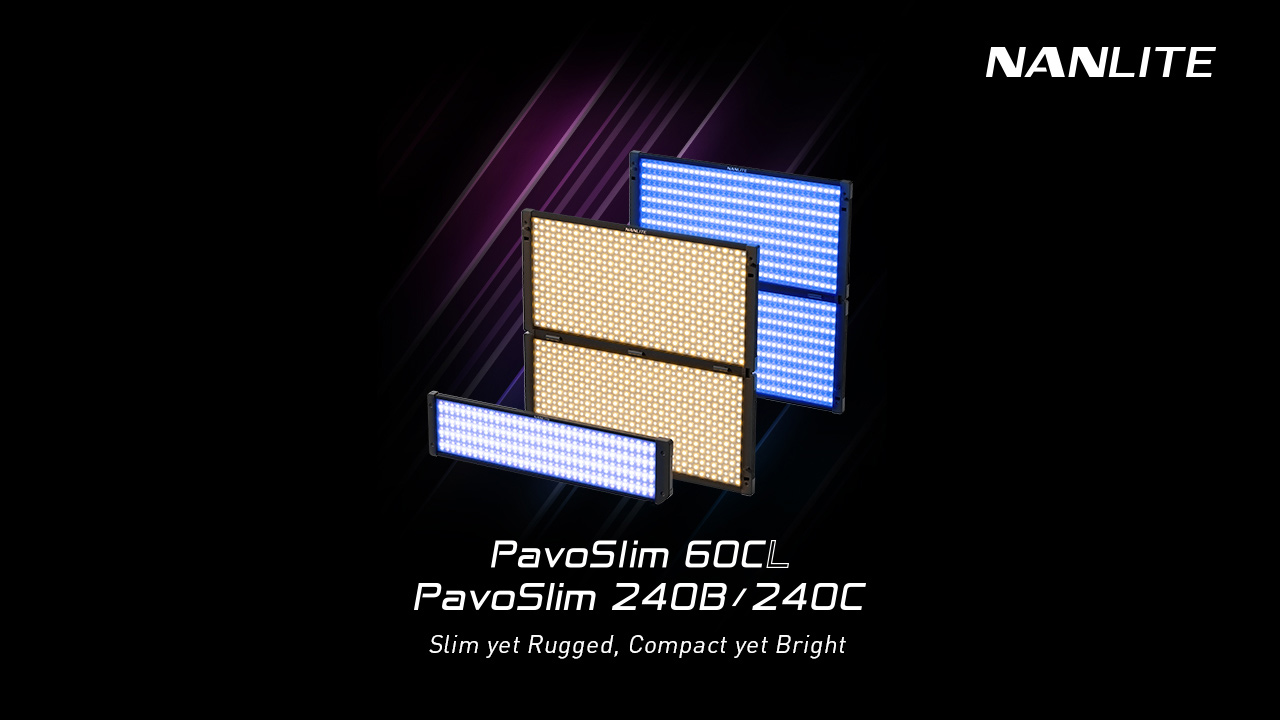 NANLITE releases PavoSlim “240B”, “240C” and “60CL” Models at NAB2024
