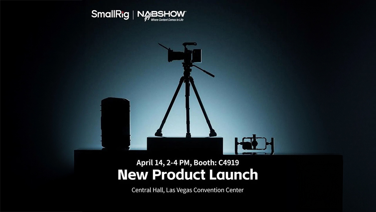 SmallRig at NAB 2024. A new product launch event will also be held.