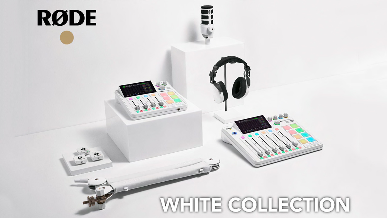 RØDE WHITE COLLECTION Released, A New White Color for RØDE’s Most Popular Products.