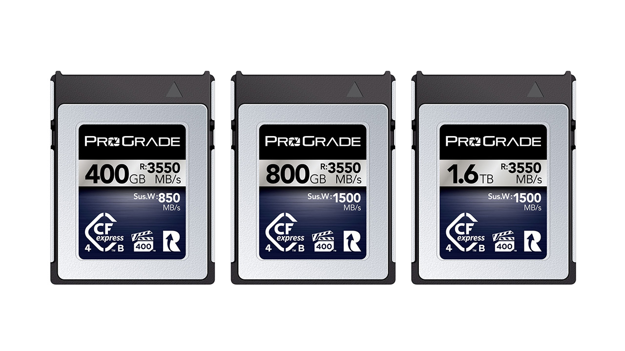ProGrade CFexpress 4.0 Type B IRIDIUM memory cards released