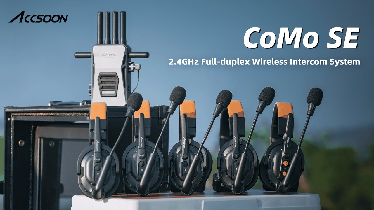 Accsoon CoMo SE Headset with 400m communication range