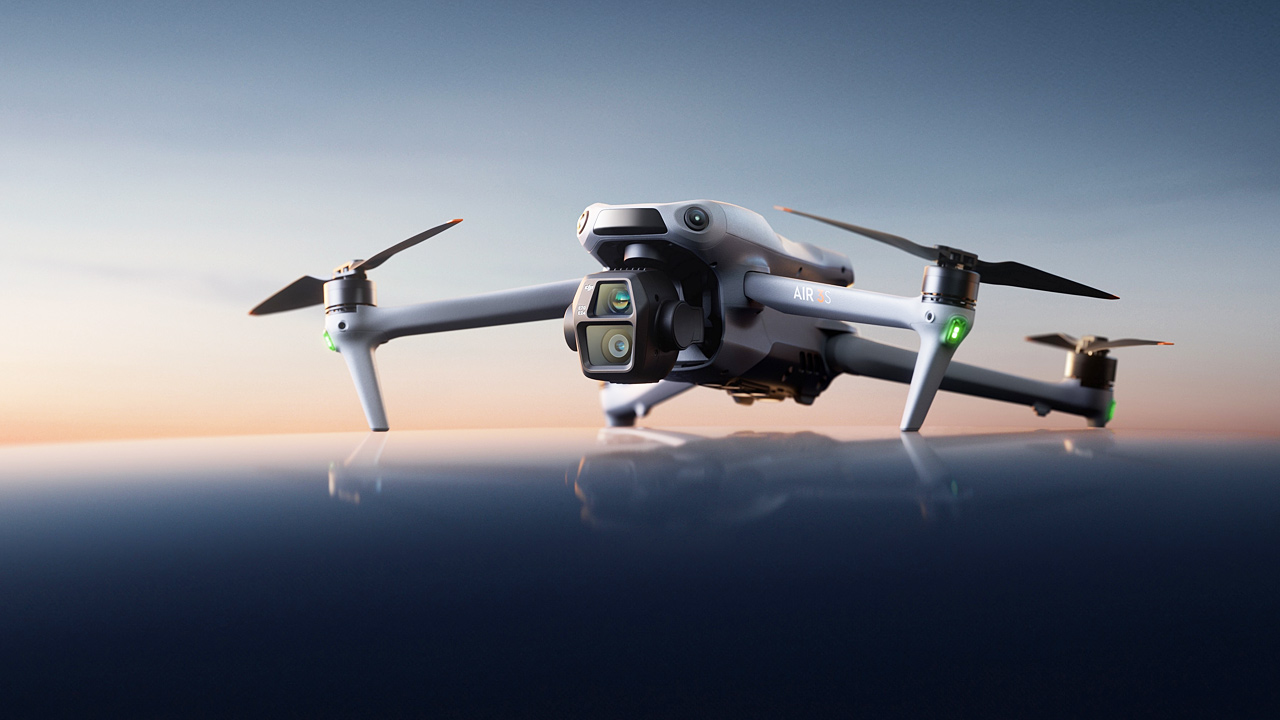DJI Air 3S released. A cutting-edge dual camera drone