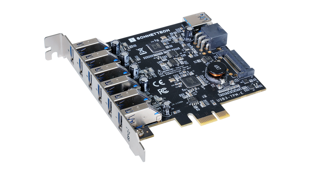 Allegro 7-port USB3.2 Gen1 TypeA PCIe card released – Sonnet Technology
