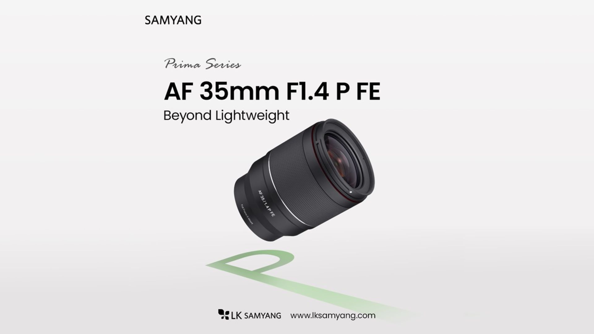 SAMYANG AF 35mm F1.4 P FE Prima series Lens Unveiled