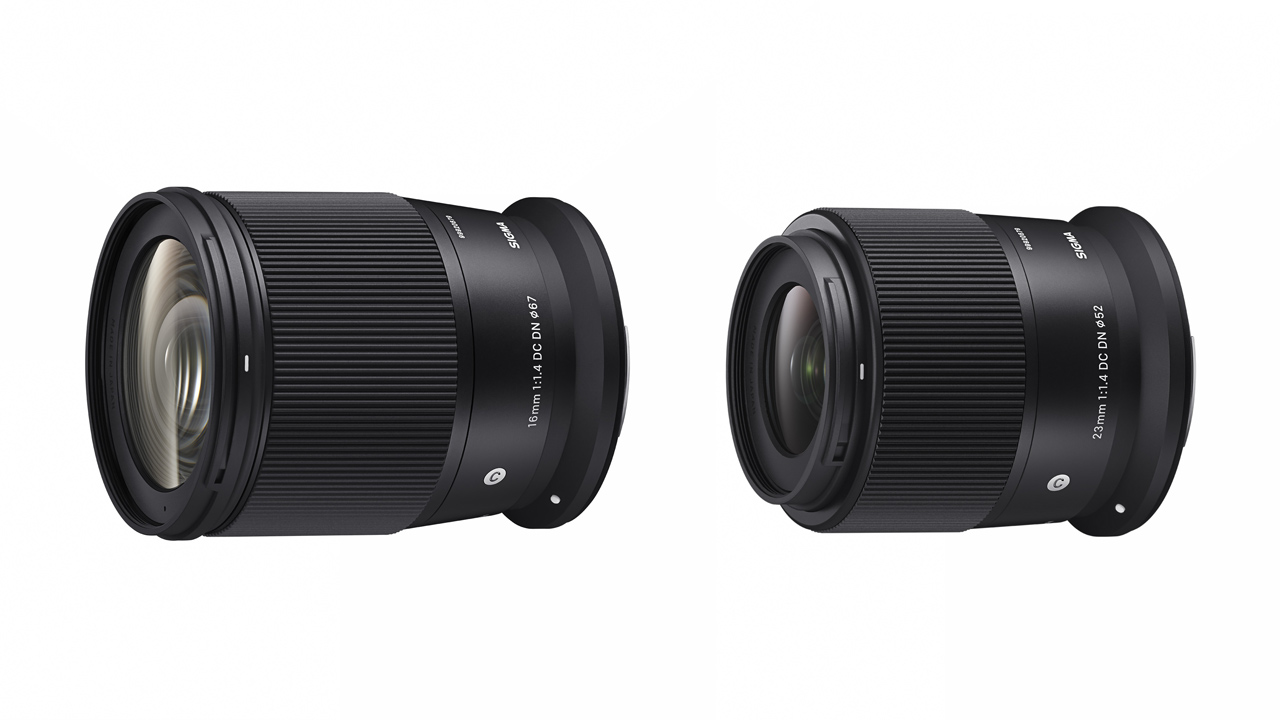 Sigma 16mm F1.4 DC DN and 23mm F1.4 DC DN Canon RF Release Dates Announced