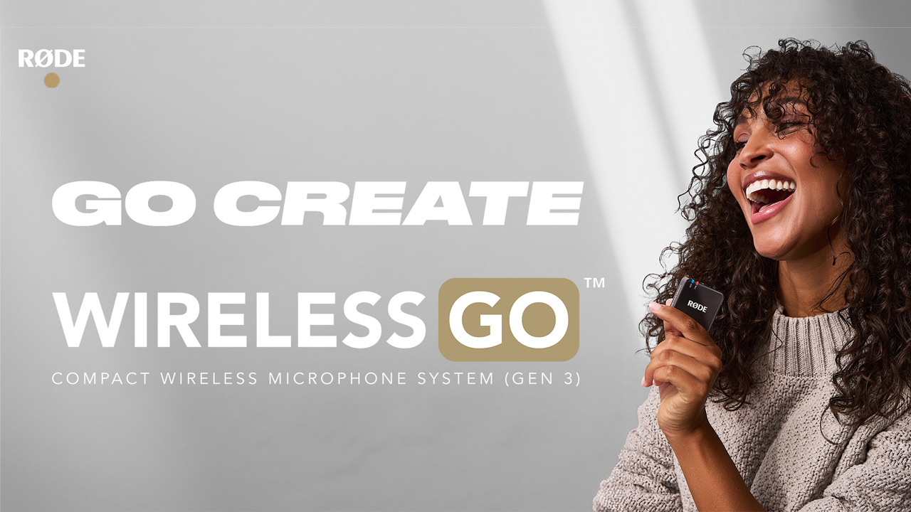 RØDE Wireless GO (Gen3) compact wireless microphone released.