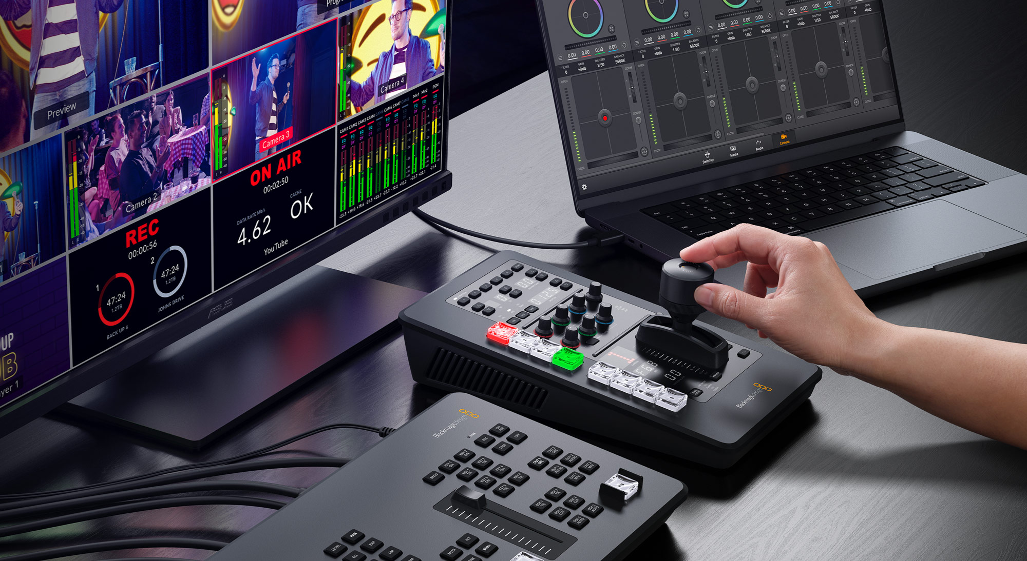 Blackmagic Design ATEM Micro Camera Panel Unveiled