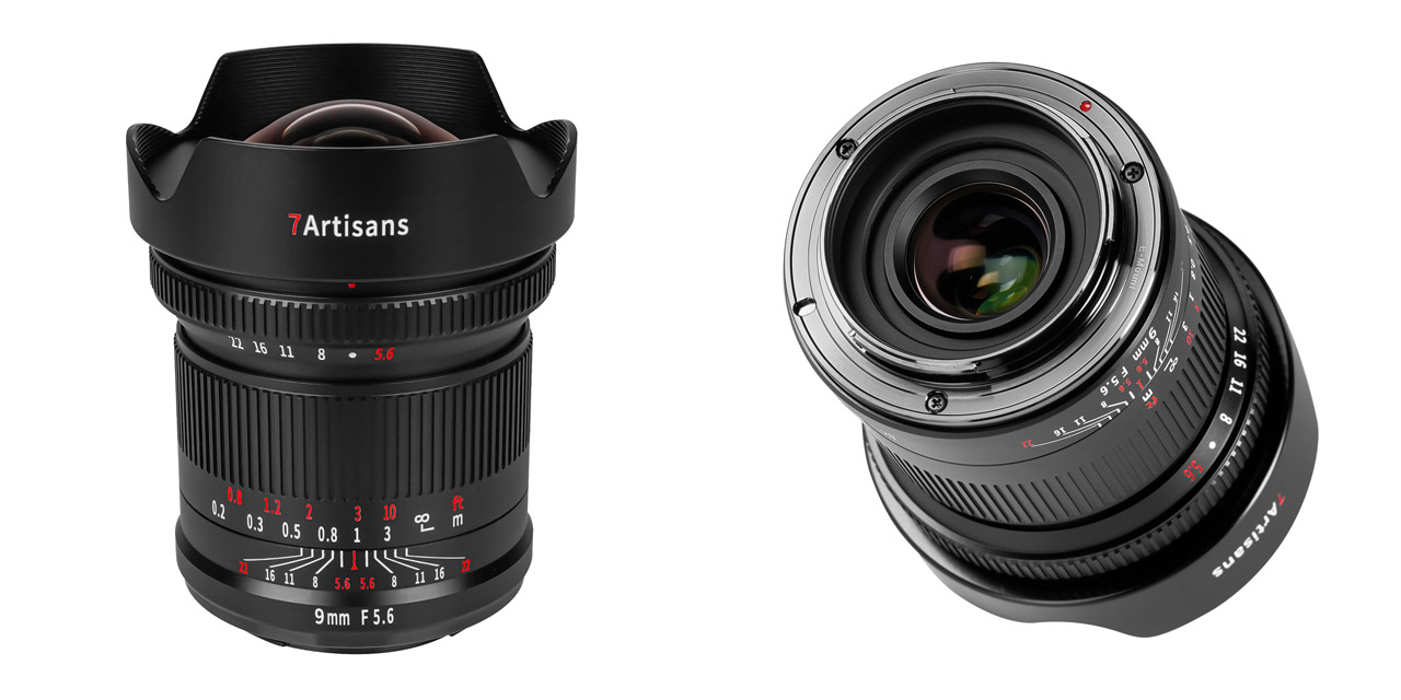 7Artisans 9mm F5.6 ASPH ultra-wide-angle lens unveiled