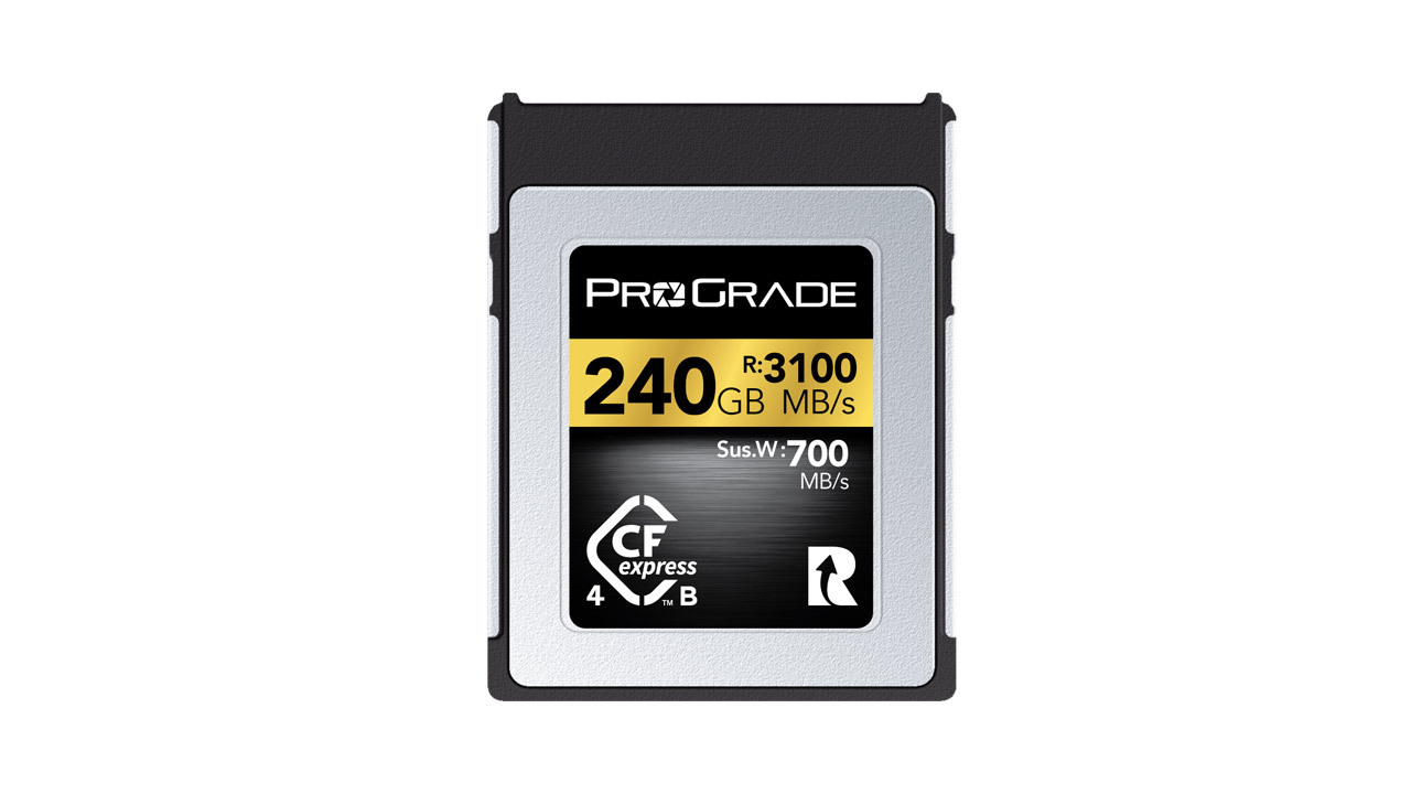 PROGRADE CFExpress 4.0 Write Speed Message Changes